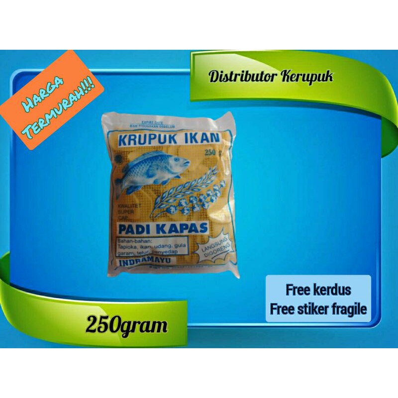 

Krupuk Ikan Kerupuk Ikan Padi Kapas Mentah Krupuk Asli Indramayu Kerupuk Murah 250g Krupuk Curah Renyah