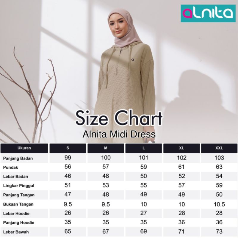 ATASAN MINI DRESS NESTA ALNITA • ALNITA TERBARU