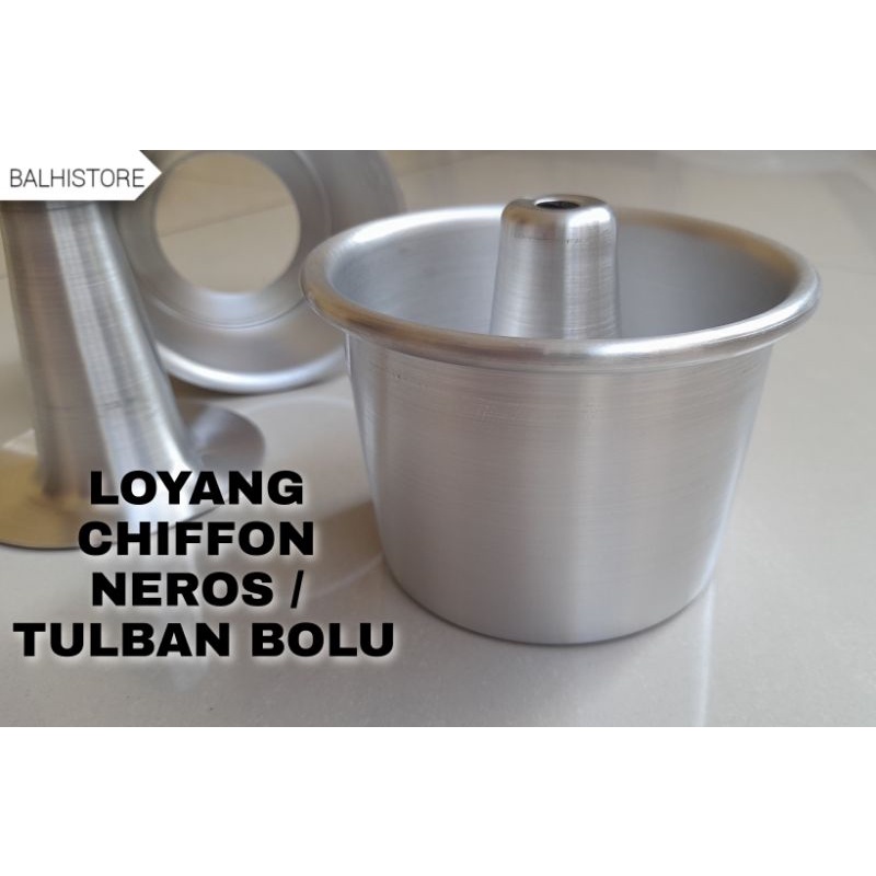 Loyang Kue Bolu Chiffon Lurus / Loyang Kue Bolu / Tulban CHIFFON MINI