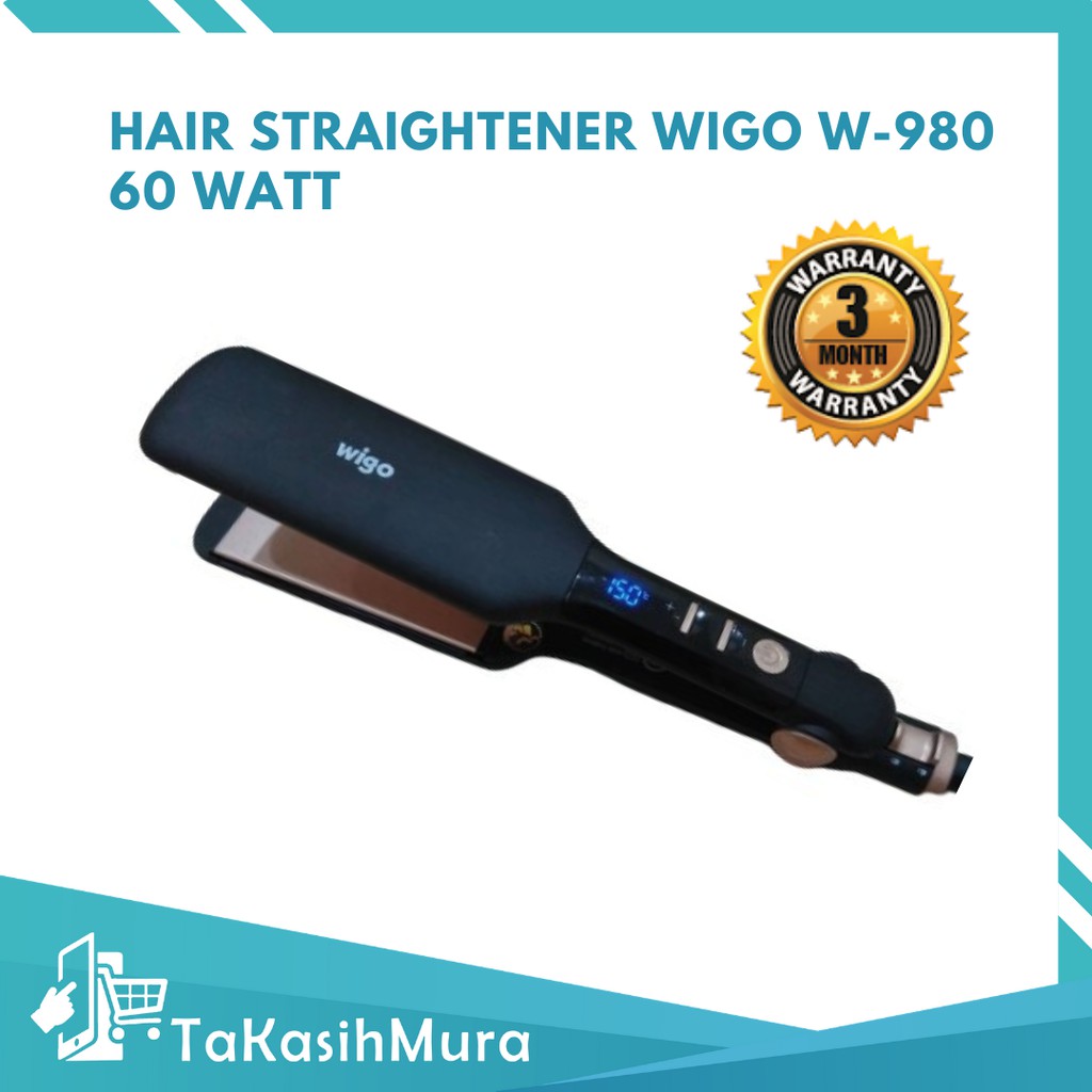 Wigo Hair Straightener W-980 Catok Pelurus Rambut