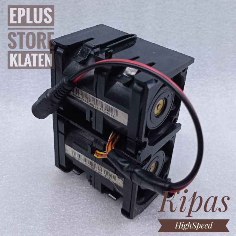 Kipas fan dc 12v 4cm isi 4 siap pakai super kencang kipas badai KP126