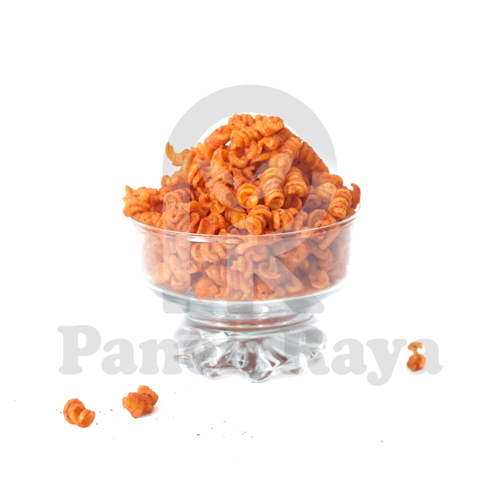 

Makaroni Spiral Makaroni Bantet Pedas PR 250GR Camilan Cemilan