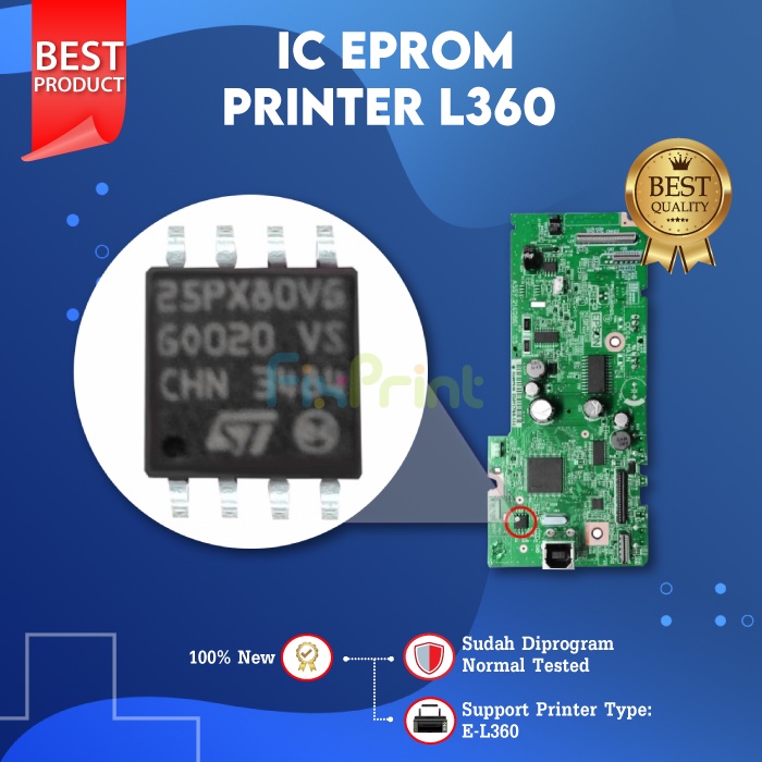 IC Eeprom Reset L360, Resetter Printer E-L360