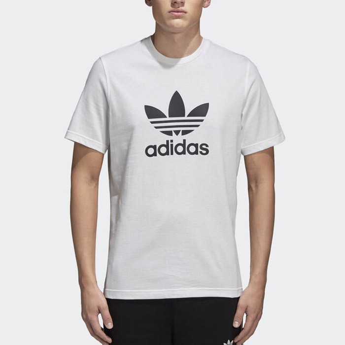 adidas trefoil t shirt mens