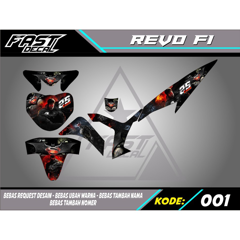 Decal revo fi stiker revo fi FD-001