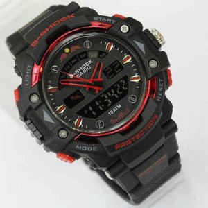 JAM TANGAN GSHOCK RED BULL SPECIAL EDITION HITAM LIST MERAH GK016