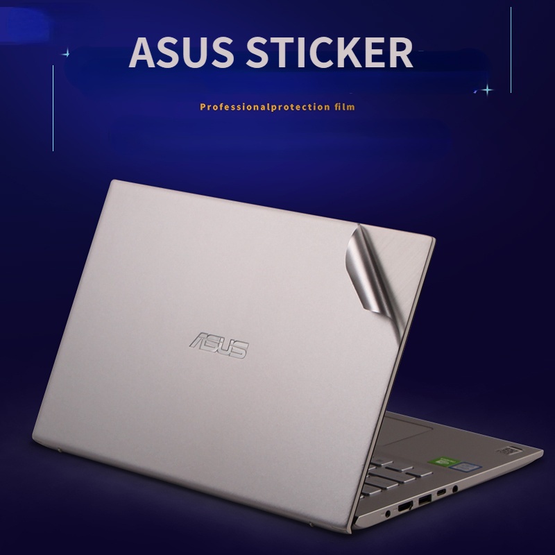 Stiker Skin Vinyl Transparan Warna Hitam Polos Untuk ASUS Inspiron Latitude TUF OLED Zenbook15 2020 V5200j V5200e X515 E410M E43K4