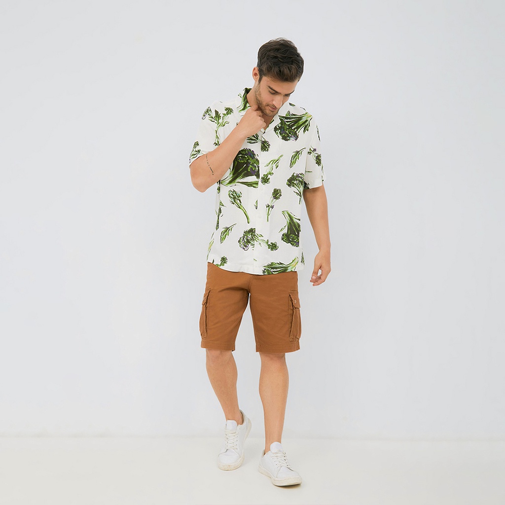 JOY SHADE  Men Kemeja Tangan Pendek BROCOLI Shirt by H&amp;M