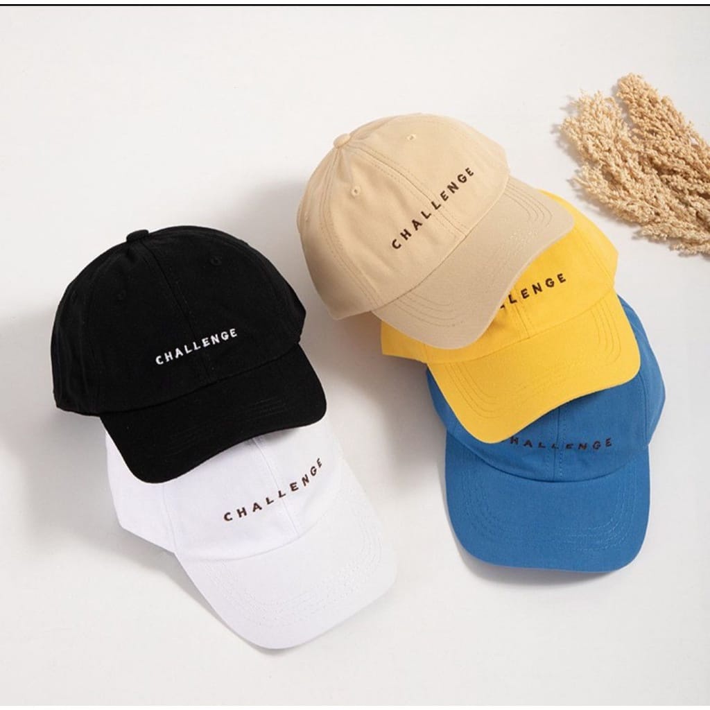 TOPI BASEBALL PRIA / WANITA DEWASA ANAK REMAJA 7-18 TAHUN GAYA HIP HOP BORDIR CHALLENGE / TOPI REMAJA KOREA-3