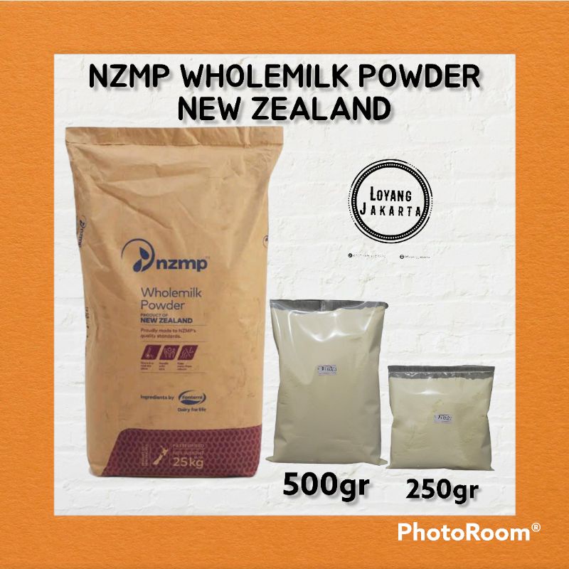 

NZMP wholemilk powder New zealand Repack/susu bubuk full cream kue dan makanan Repack 250gr/500gr