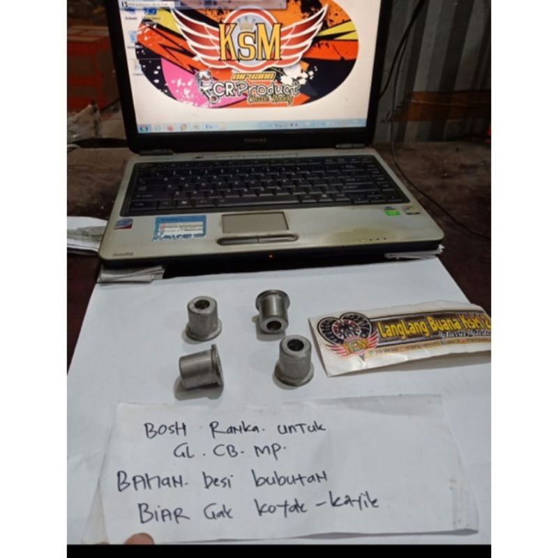 Bosh Rangka CB Boshing Rangka CB Bos Rangka CB 1 Set Isi 2 Biji Bos Rangka Belakang CB