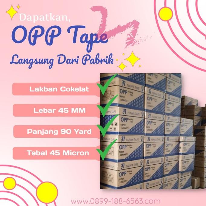 

(BISA COD) (Khusus Gojek & Grab)1 Dus Lakban Cokelat Nawa Tape Ukuran 45x90 Yard TERMURAH Kode 770