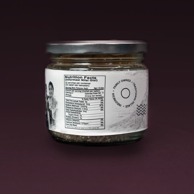 Special Black Garlic Sea Salt - Toya Salt / Garam Laut / Garam Bali / Black Garlic / Best Seller-5