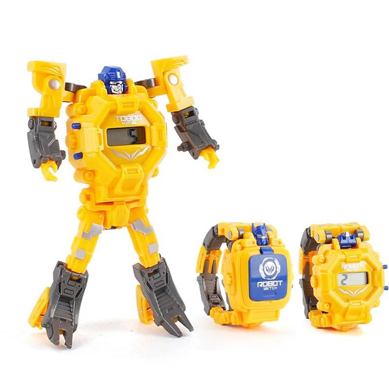 MOMBABY1 Jam Tangan Robot Transformers atau Robot Transformers atau Kado Mainan Anak Transformers