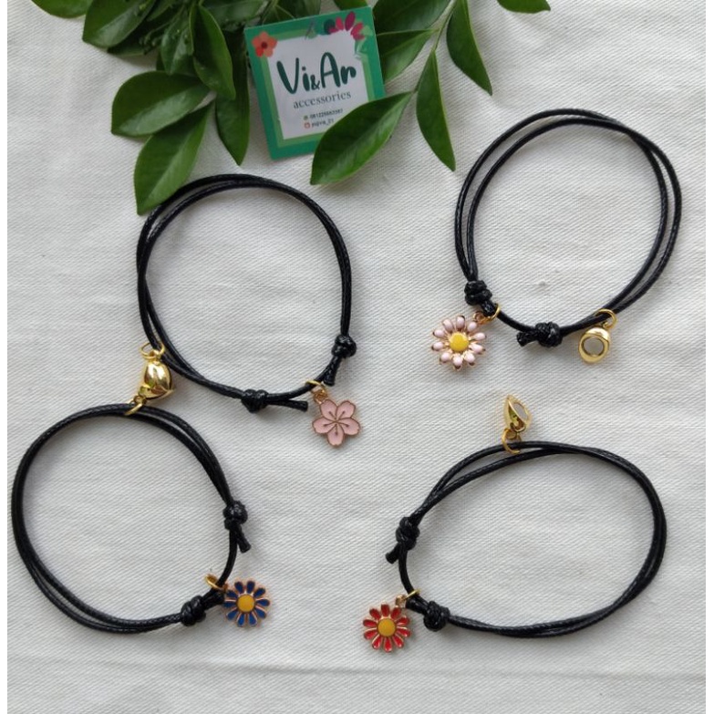 Gelang korea gelang kekinian gelang couple gelang magnet 2 pcs/1 pasang (K06)