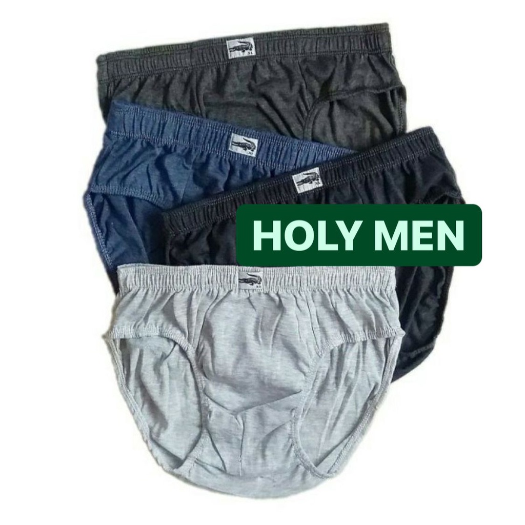 HOLY MEN | 3 PCS Celana Dalam pria DEWASA Bahan Katun Misty Isi 3 Pcs Art KDL 082