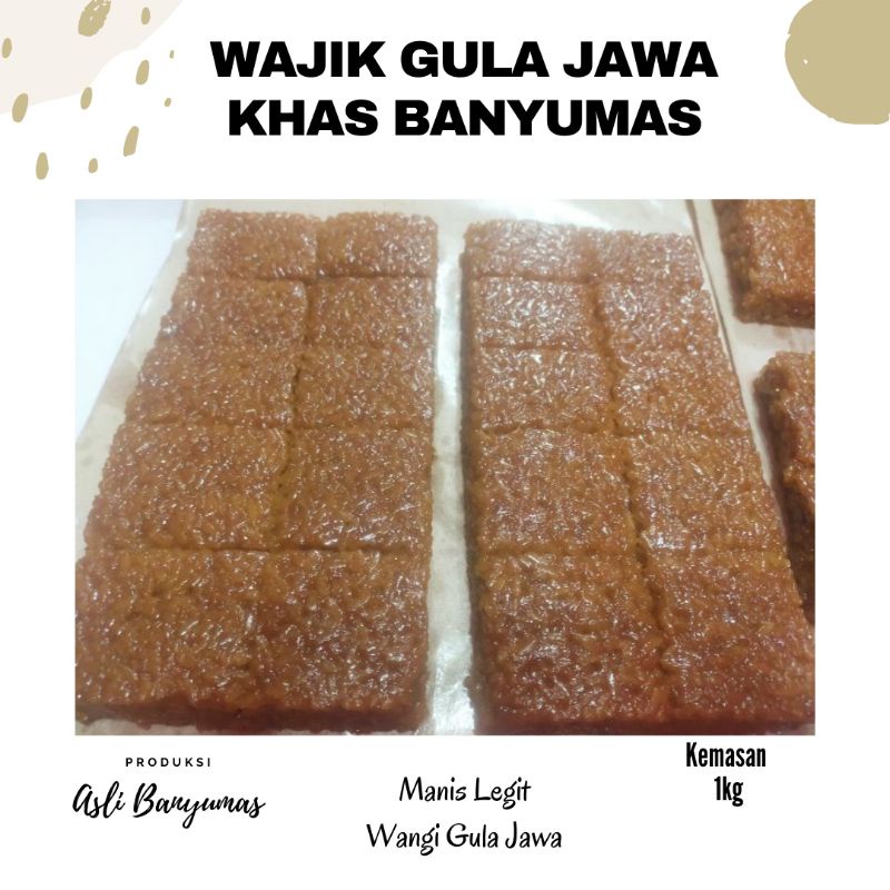 

WAJIK GULA JAWA | WAJIK IJO PANDAN | KHAS BANYUMAS | HARGA TERJANGKAU | FREE GIFT MIN BELANJA 50K (all item)