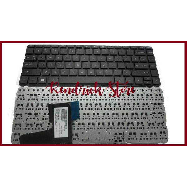 ORIGINAL Keyboard Laptop HP 14-d010au, Pavilion 14 ( 2 Baut ) - Hitam