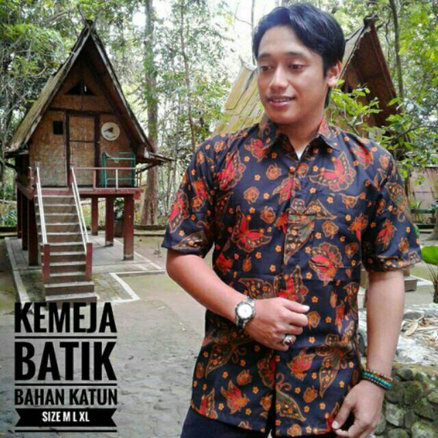 Kemeja Batik/Hem Batik Sekolah/ Baju seragam/Hem batik/Kemeja Batik/ Baju Batik Pria