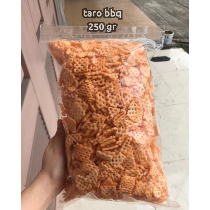 

KERUPUK TARO 250 GRAM | TARO NET RASA BBQ | KERUPUK JARING NET CEMILAN MEDAN SNACKY MEDAN