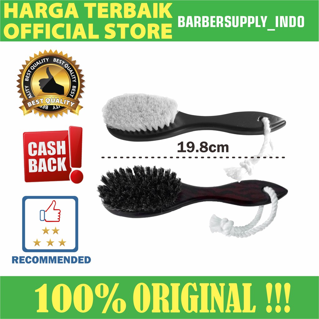 Fade Brush Kayu Brush Barber Premium