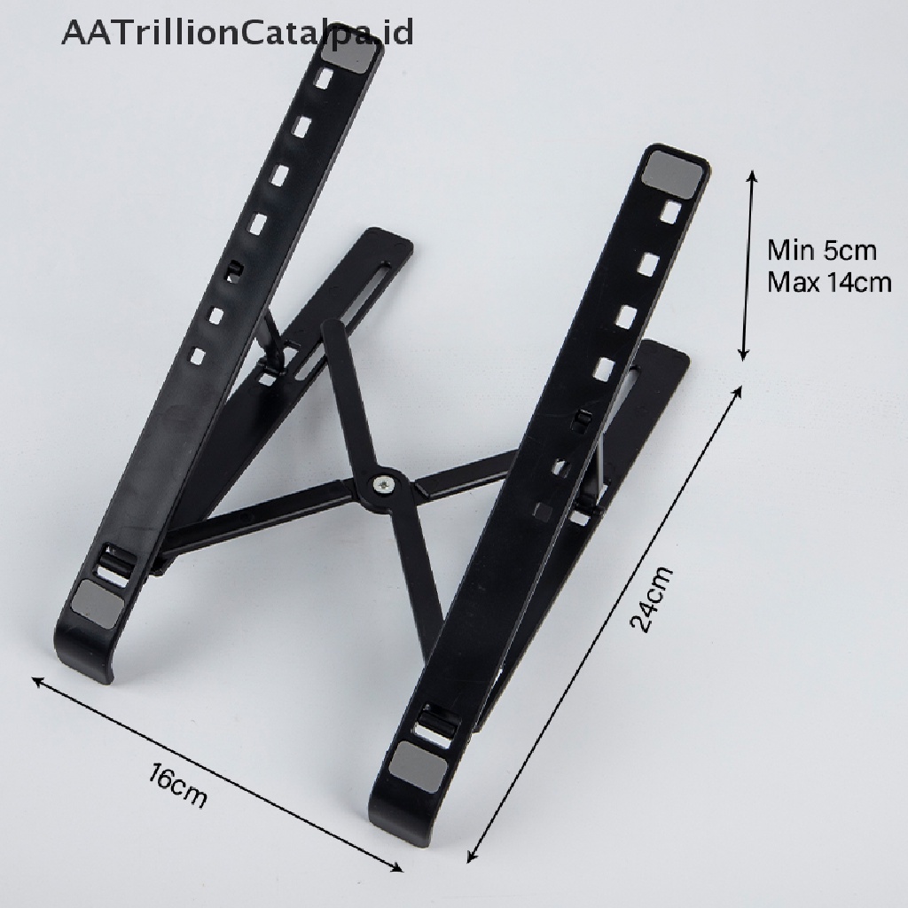 Aatrillioncatalpa Stand Holder Laptopnotebooktablet Lipat Portable Adjustable Dengan Ventilasi