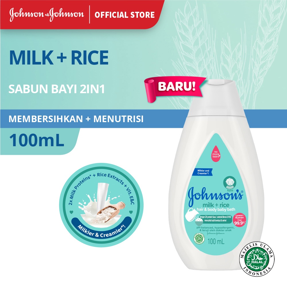 JOHNSON'S 2in1 Hair &amp; Body Baby Bath - Sabun Bayi 2in1