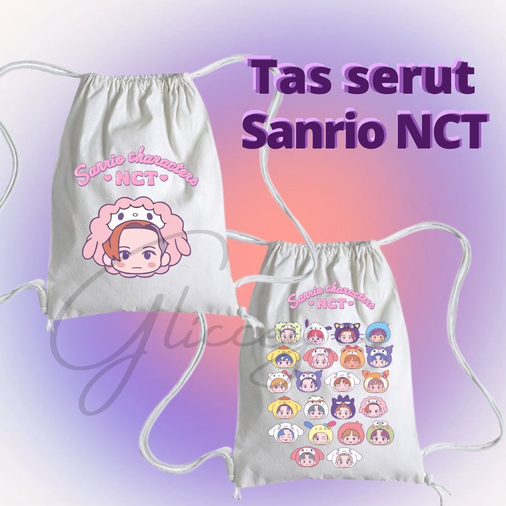 TAS SERUT NCT SANRIO || TAS KANVAS SANRIO NCT