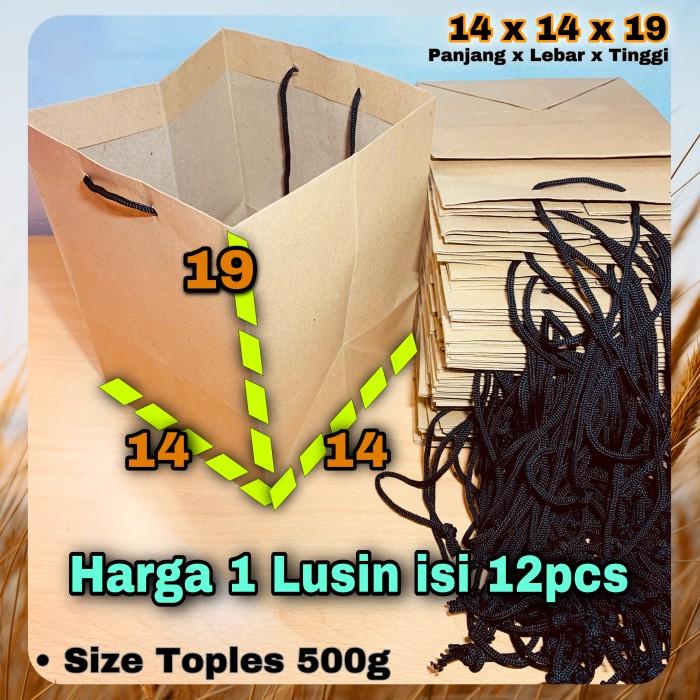 

Goodiebag Paper Bag Toples Kue Kering / Lusin