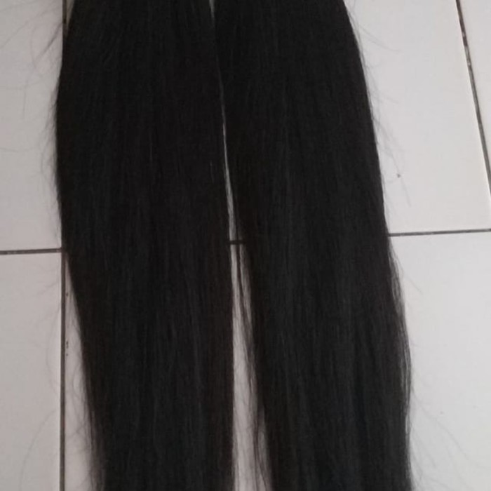 rambut sambung 55cm per helai asli rambut manusia
