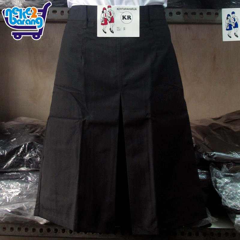 Rok Pendek Span SMA Hitam (Seragam Sekolah SMA)