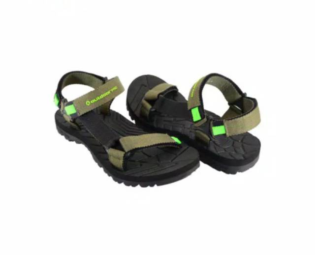 Sandal Gunung Outdoor Pro Savero Hitam &amp; Coral - Cowok Cewek