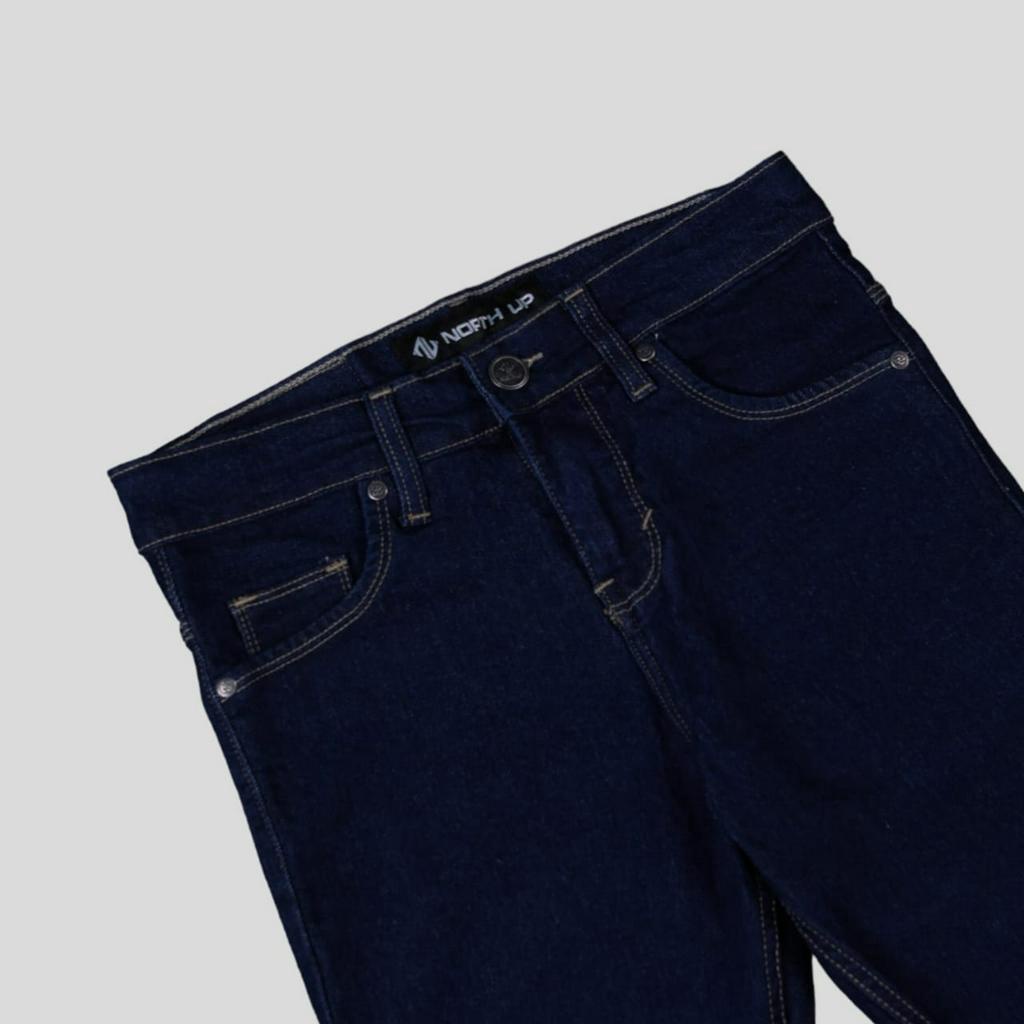 CELANA JEANS PRIA SLIM FIT JEANS NORTH UP DENIM ORIGINAL BIRU GARMEN