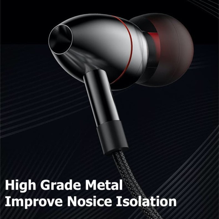 M360 Metal Bass Earphone Noise Isolation Super Sound Quality Headset