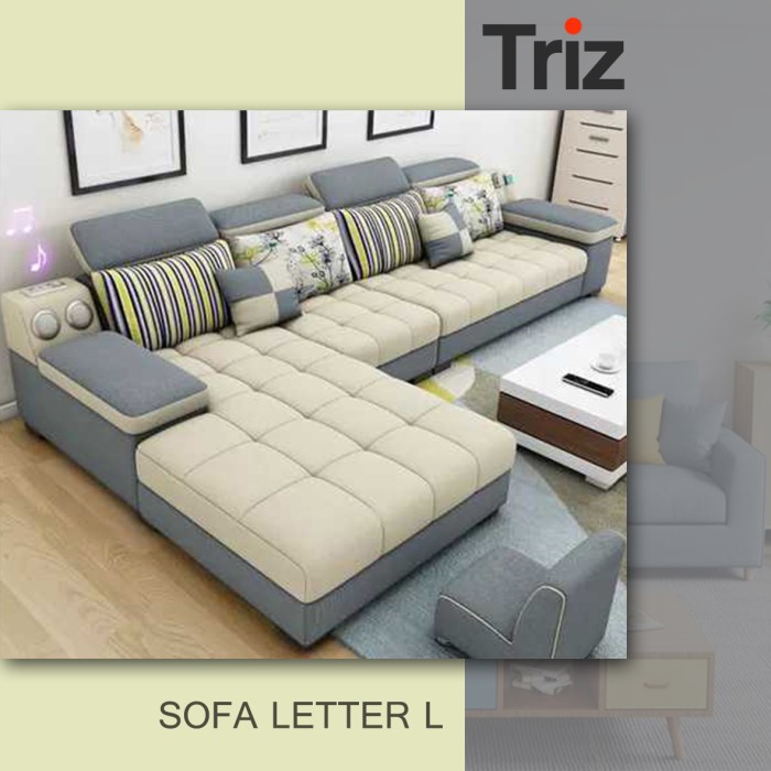 Triz Furniture Sofa Minimalis Kursi Sofa Minimalis Sofa Leter L