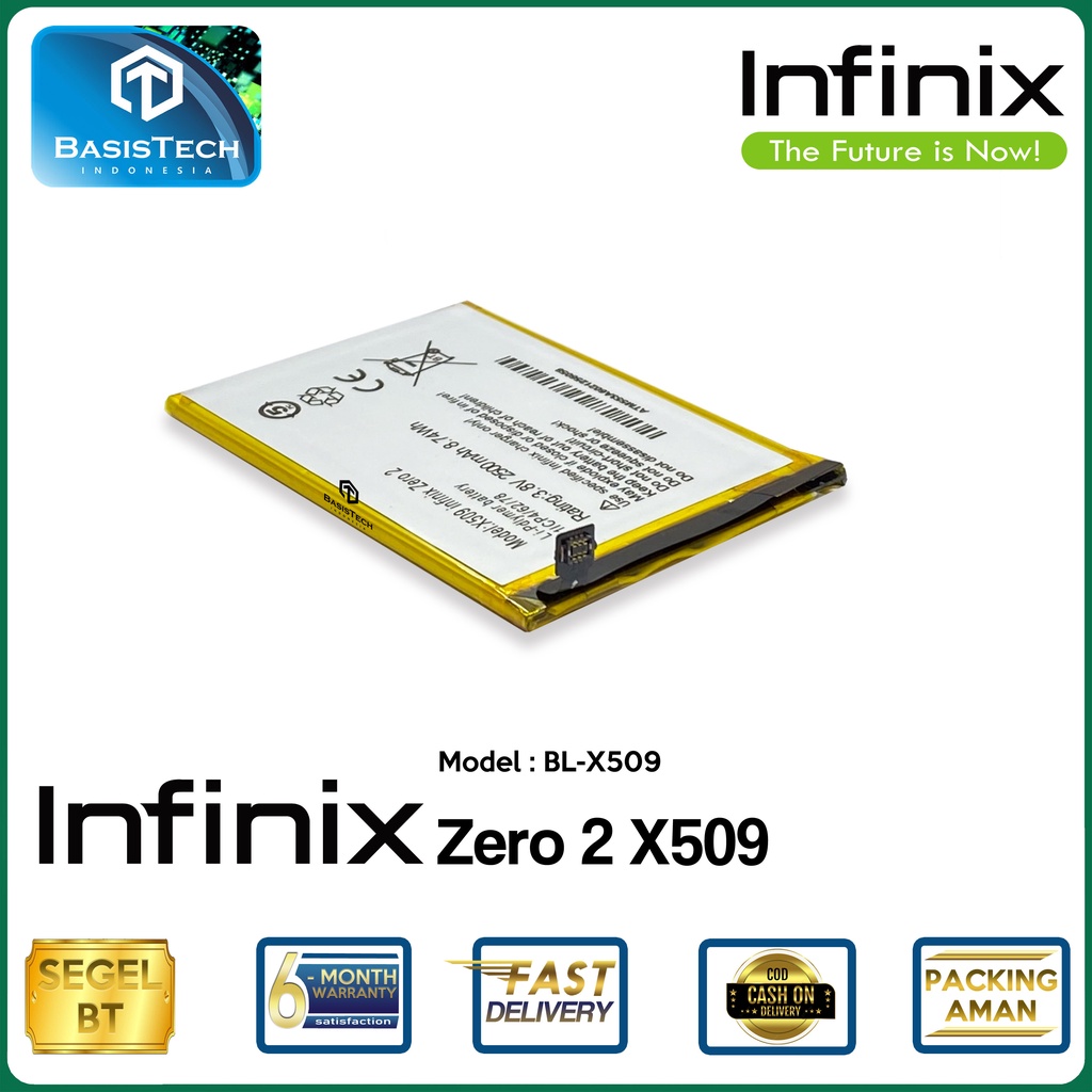 BATERAI INFINIX ZERO 2 X509 - INFINIX X509 - BL-X509 - ORI99