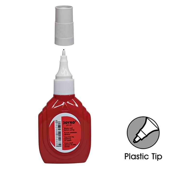 

Tip Ex Cair Correction Fluid Pen JOYKO Cepat Kering Tip Plastik