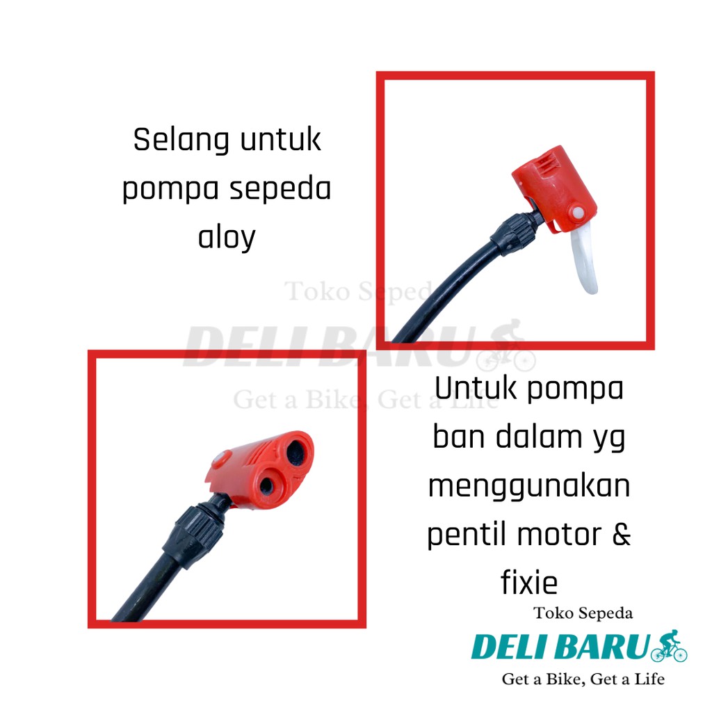 Selang pompa sepeda aloy murah