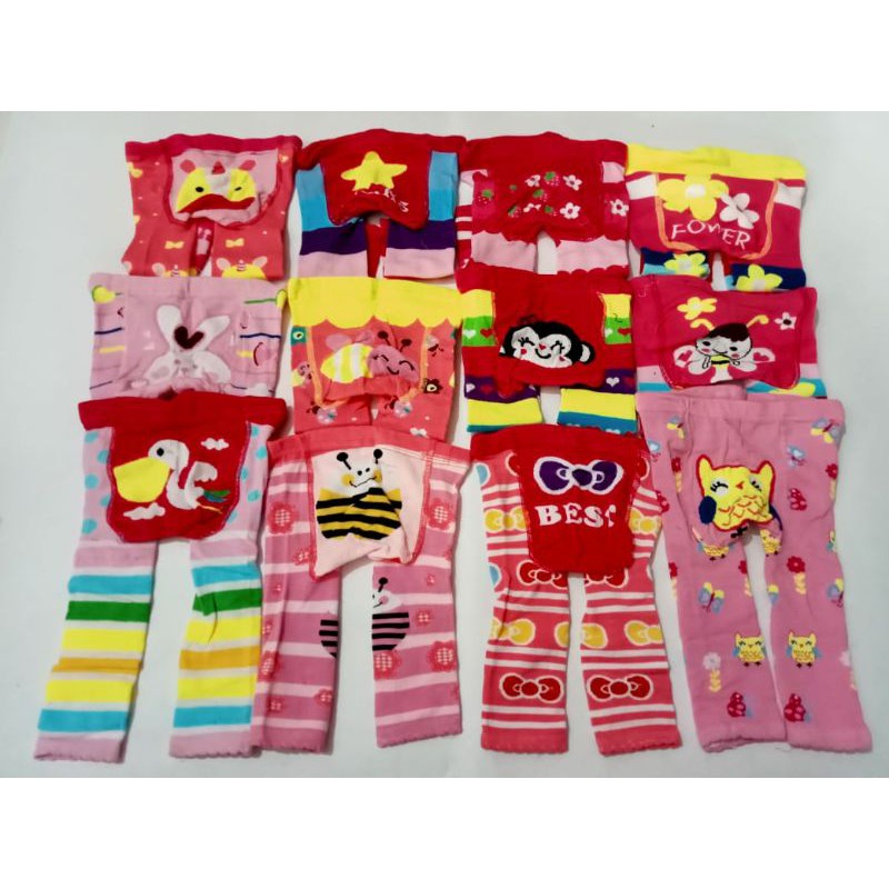 legging bayi 0-6month buka kaki