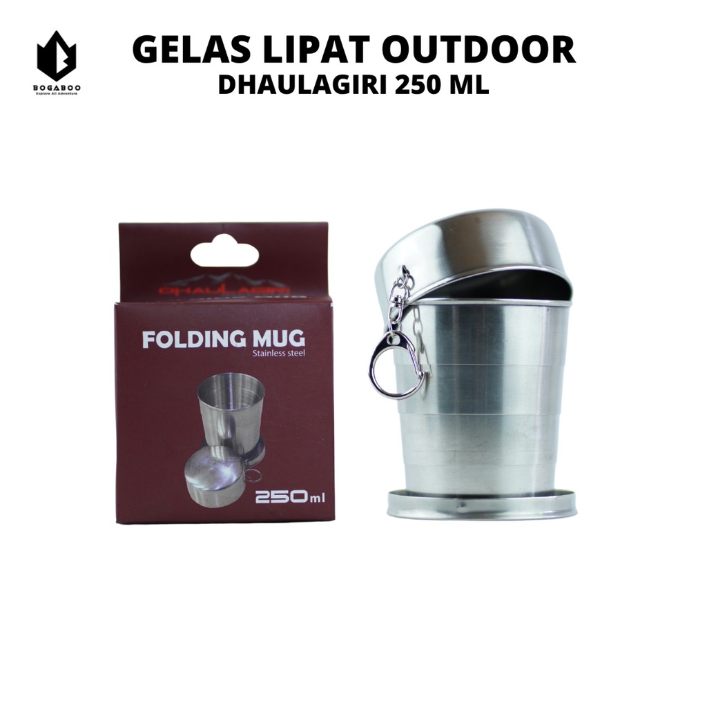 Gelas Lipat Dhaulagiri Ukuran 250 ml - Gelas Lipat - Mug - gelas outdoor - folding glass - gelas lipat outdoor