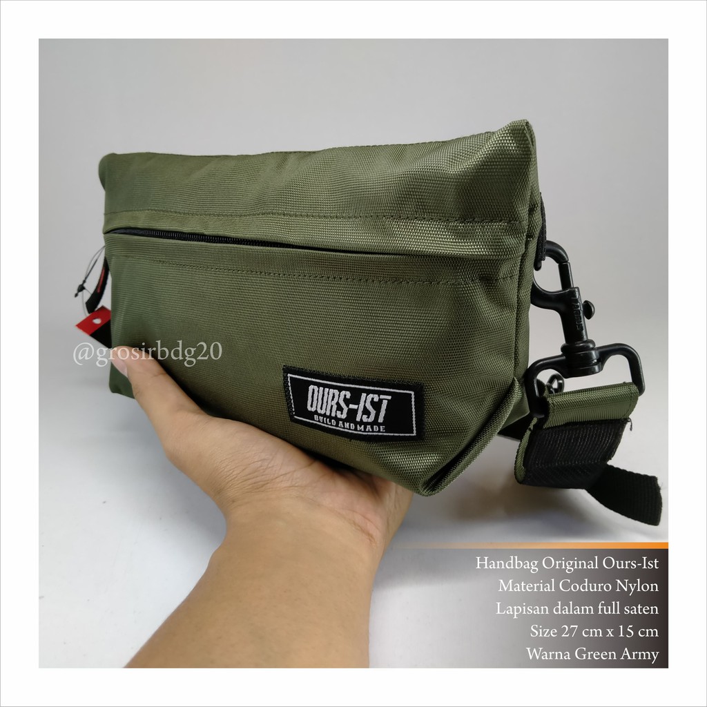 Hand bag Tas tangan pria wanita unisex tas pouch selempang slingbag keren terbaru original Ours-Ist