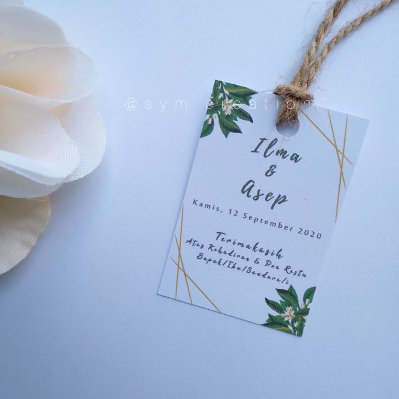 

Tag souvenir/ Souvernir Card