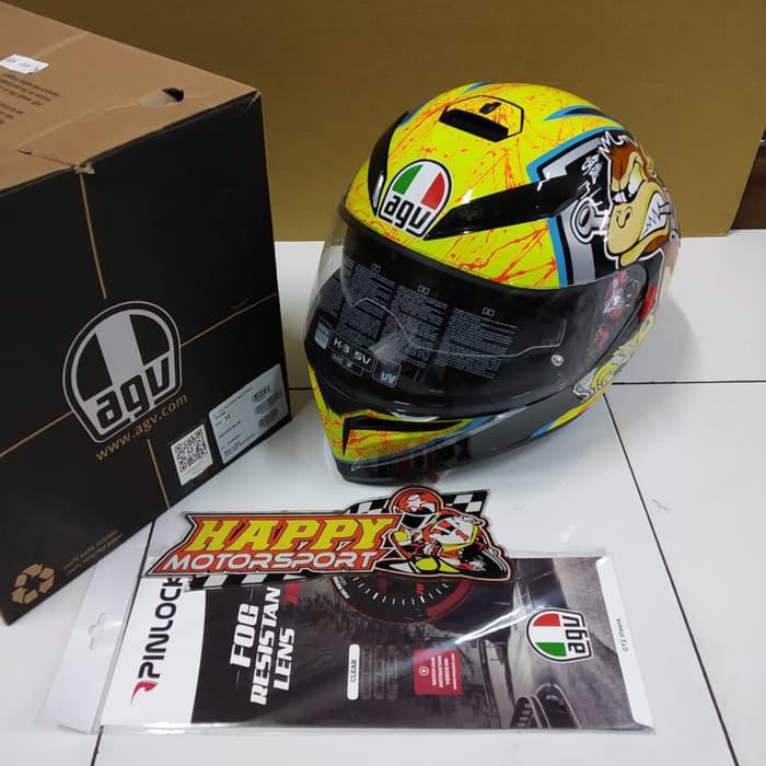 HELM AGV K3SV BULEGA NON SNI SIZE M, L, XL ORIGINAL DOT MADE IN ITALY