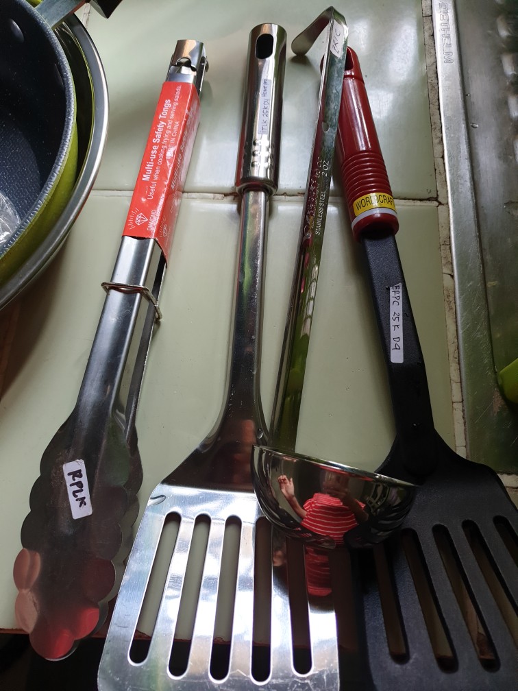 Jepitan Stainless / Tirisan Gorengan / Penjepit Makanan Capitan Kue 21 Cm, 29 Cm, Dan 35 Cm