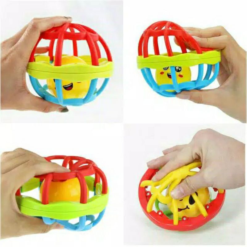 Mainan bola bayi , gigitan bayi, Ball Rattle Teether