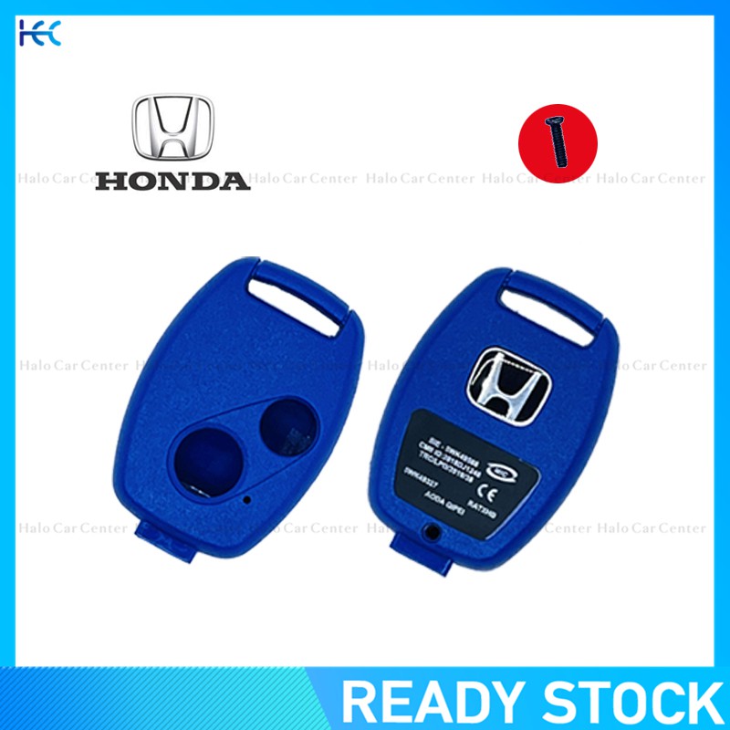 Cover Kunci Remote Mobil 2 Tombol untuk Honda Jazz City CRV Civic accord-dengan Logo