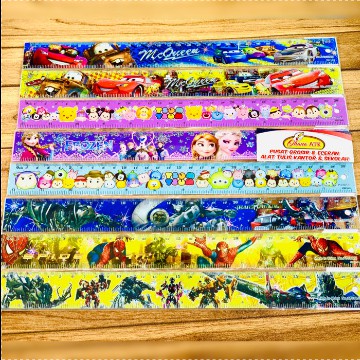 

Penggaris Besi Panjang 30cm Lucu Fancy Cowok Cewek