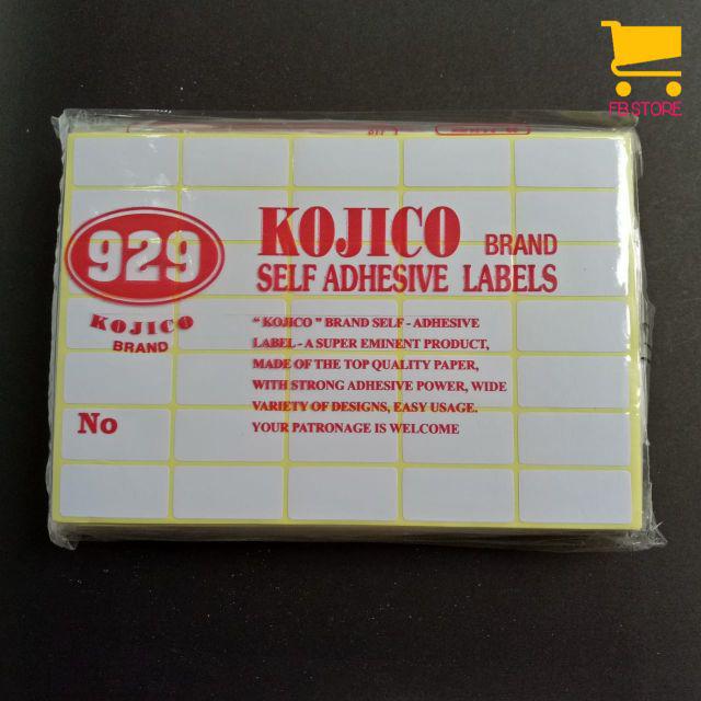 Sticker label harga kertas / self adhesive labels KOJICO 929-No 108