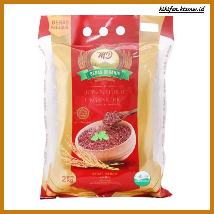 

ANEKA-BERAS- MD - ORGANIC RED RICE KUPAS KULIT 2KG - BERAS ORGANIK - BERAS MERAH -BERAS-SEHAT.