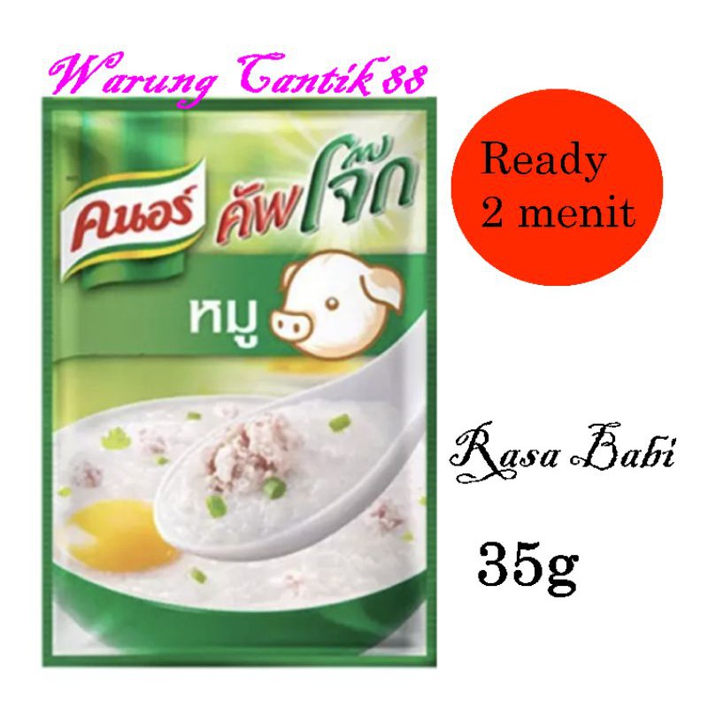 

Bubur babi Instant Knorr 32 Gr BELI 15 GRATIS 1